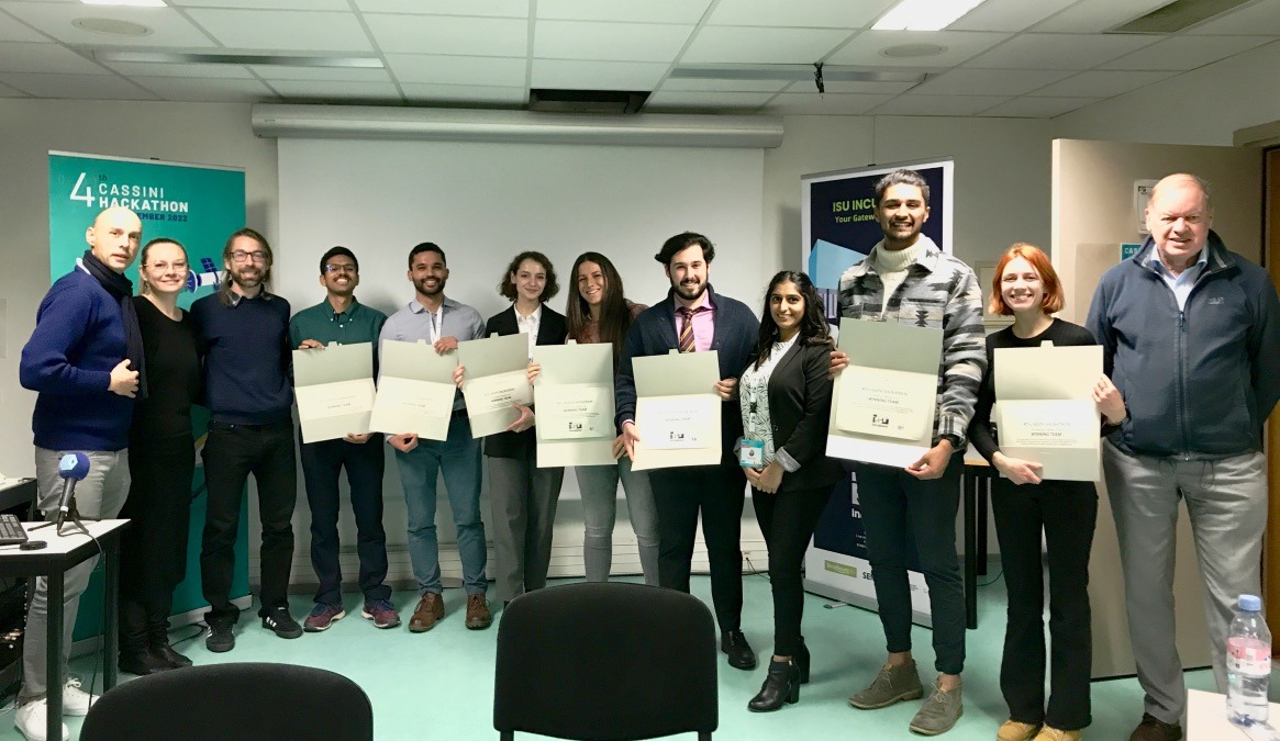 Isu Team Wins The French Edition Of 4th Cassini Hackathon