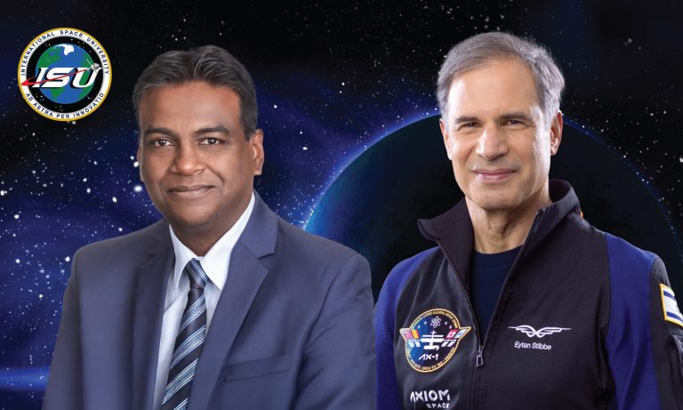 International Space University Welcomes Eytan Stibbe as New Chancellor Thanks Dr. Valanathan Munsami for Years of Dedicated Service