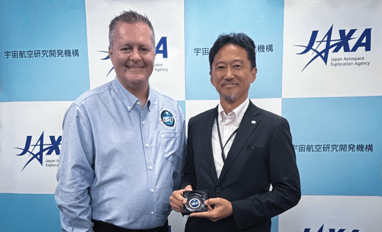 Dr. John Wensveen meets with Mr. Toshiaki Sato, JAXA Vice President